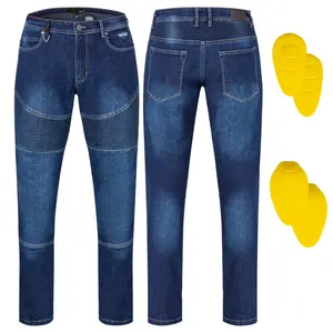 Pánské moto jeansy W-TEC Burban tmavě modrá 40/32