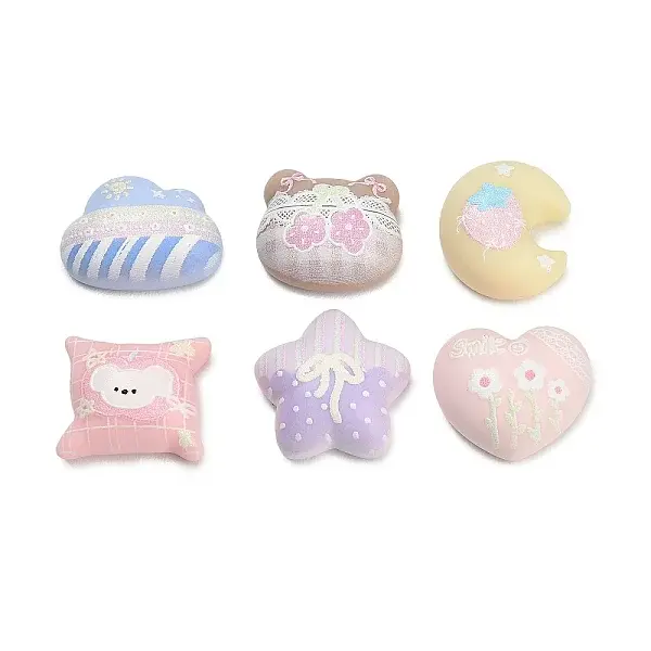 Opaque Resin Cushion Cabochons