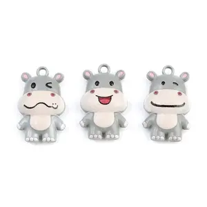 Baking Paint Zinc Alloy Pendants