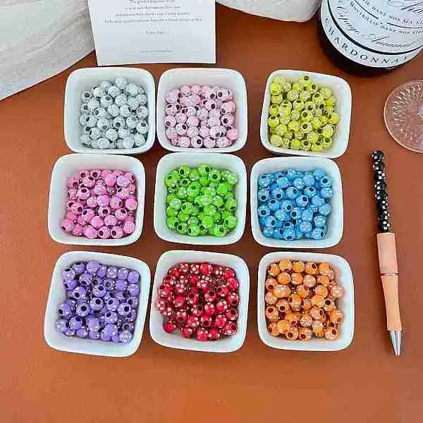 Opaque Acrylic Beads