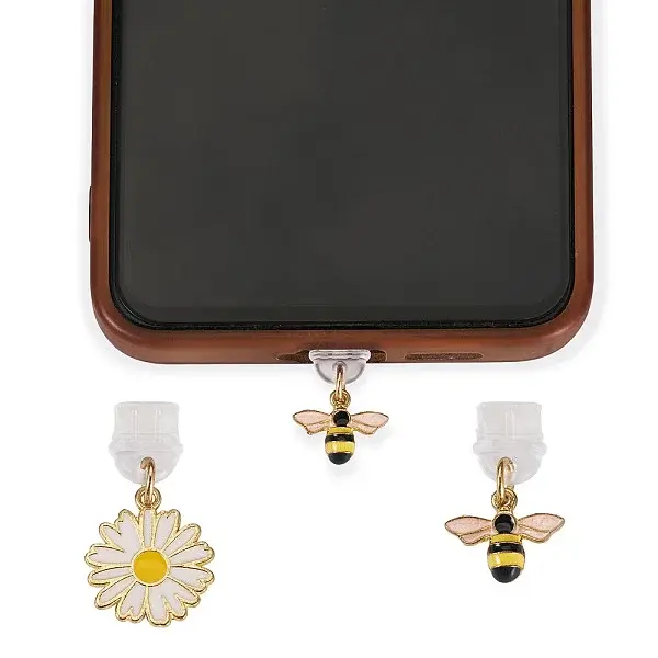 2Pcs 2 Styles PVC Mobile Dustproof Plugs