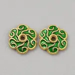 Alloy Enamel Bead Caps