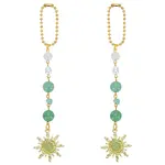 2Pcs Alloy Sun & Glass Pendant Decorations