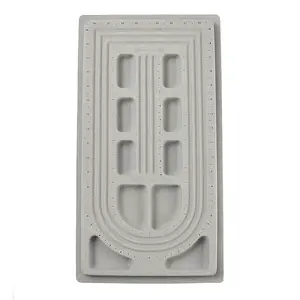 Plastic Necklace Design Board with Flocking