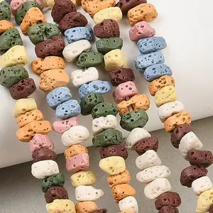 Natural Lava Rock Beads Strands
