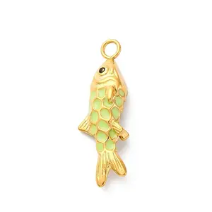 304 Stainless Steel Enamel Pendants