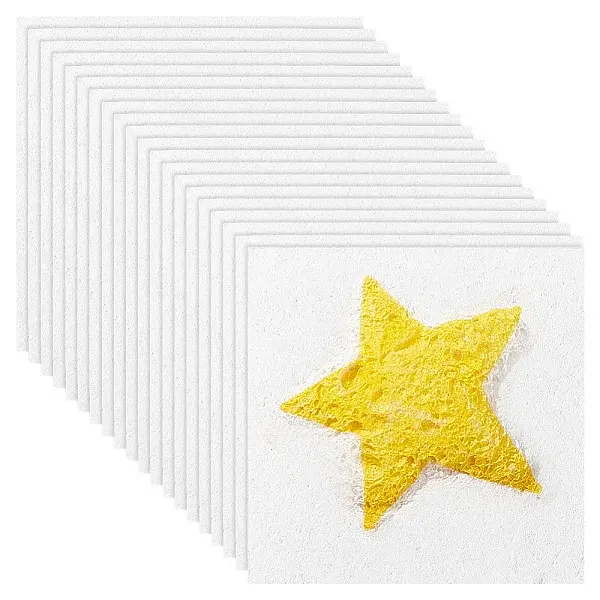 Square Foam Texture Painting Paper for Kids