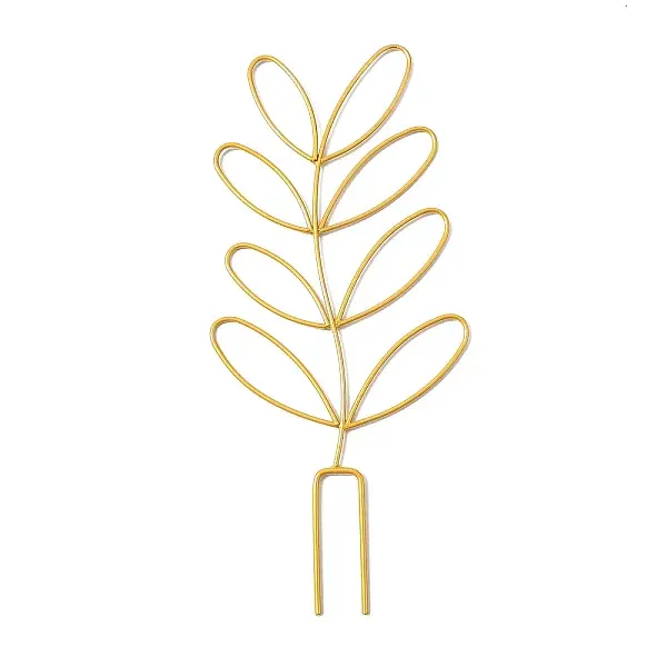 Leaf-Shaped Iron Plant Trellis