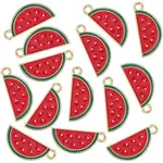 30Pcs Alloy Enamel Pendants