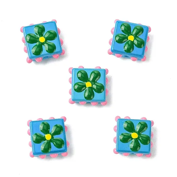 5Pcs Handmade Lampwork Enamel Beads