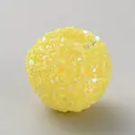 Opaque Acrylic Glitter Beads