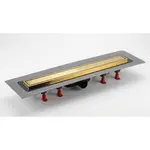 Sprchový žľab SAT Aurum 75 cm zlatá lesk plný SATZLAB80G