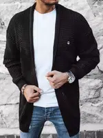 Pánský svetr cardigan Barva černá DSTREET