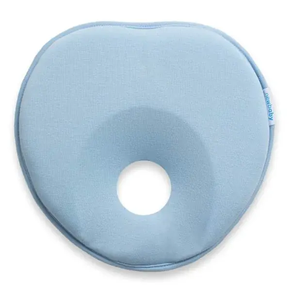 Ergonomický kojenecký polštářek New Baby BASIC Blue