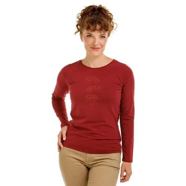 Bushman Dámské tričko Quany, burgundy XL