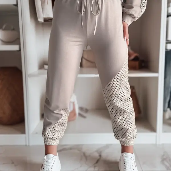 Dámské tepláky ELEGRA mokka