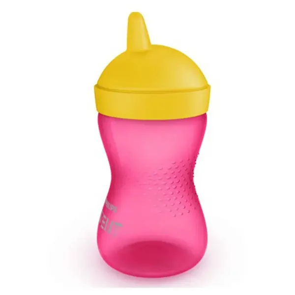 PHILIPS AVENT Hrnek Grippy s tvrdou hubičkou pro dívky 300 ml