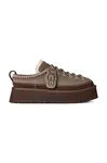 UGG  Pantofle dámské semišové W Heritage Lace-Up Slipper