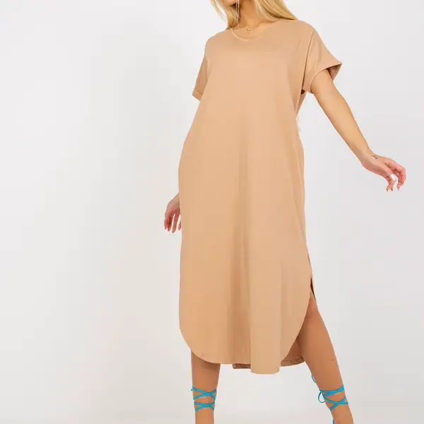 Dress-TW-SK-OB031.11-camel