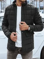 Pánská přechodná černá bunda Dstreet