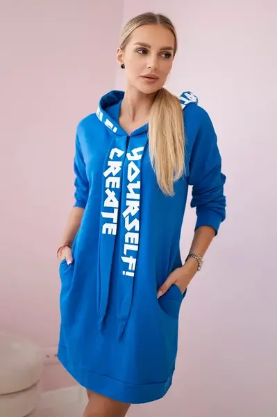 Šaty s kapucí Oversize džíny