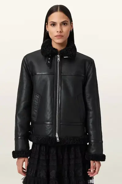 AllSaints  Kožená bunda  LOREL
