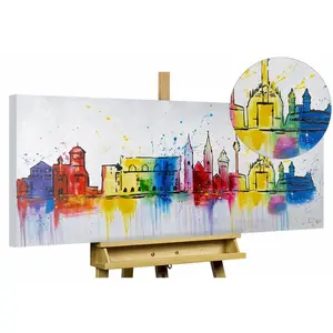 KUNSTLOFT OLEJOMALBA 120/60 cm, Město a architektura