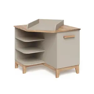 VitaliSpa PŘEBALOVACÍ PULT Malia Kašmír/Řemeselné 85 x 85.2 cm s dveřmi