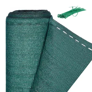 Relaxdays ZÁSTĚNA Tmavě zelená HDPE 1,2x6 m