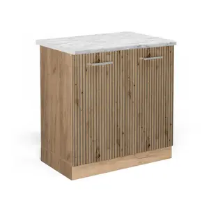 Vicco SKŘÍŇKA POD DŘEZ R-Line Řemeslný dub 80 cm PD Mramor