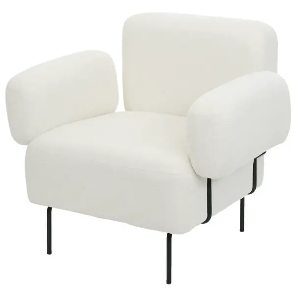 MCW LOUNGE-SESSEL L83B Krémově bílá