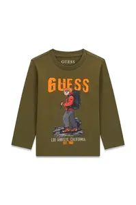 Guess  tričko s dlouhým rukávem dětské bavlněné