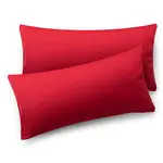 Blumtal POVLAK na polštář Agneta 40/80 cm, sada 2 ks, 100% bavlna, červená