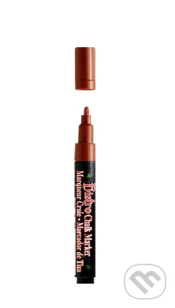Marvy 482-6 Křídový popisovač hnědý 2 mm