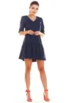 Infinite You Woman's Dress M199 Navy Blue
