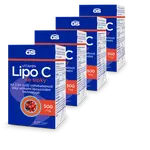 GS Vitamin Lipo C 500 mg se šípky, 4 × 100 kapslí
