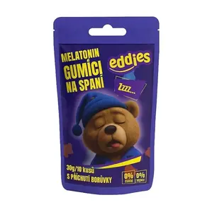 EDDIES Gumídci na spánek s melatoninem cestovní balení 10 kusů