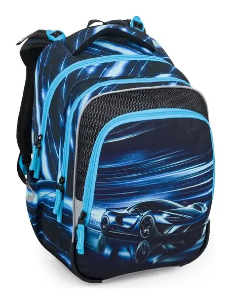 Školská taška Bagmaster BETA 25 B Speed Car