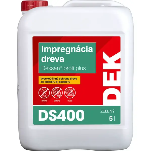 Prípravok impregnačný Deksan Profi Plus 5 l zelený