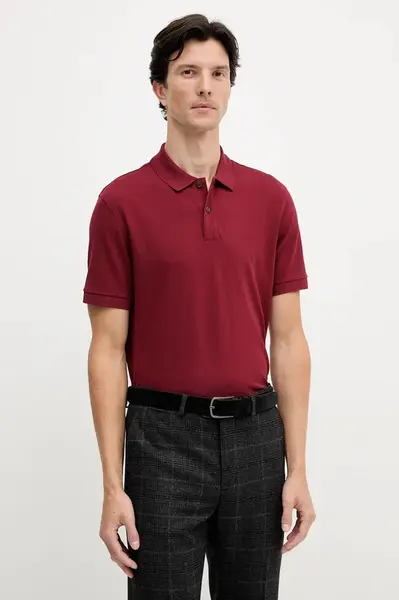 Bavlněné polo tričko BOSS Pallas