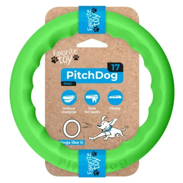 PITCHDOG Ring pěnový kruh pro psy zelený, Velikost: 20