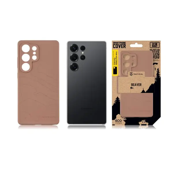 Zadní kryt Tactical Beaver pro Samsung Galaxy S25 Ultra, mocha mousse