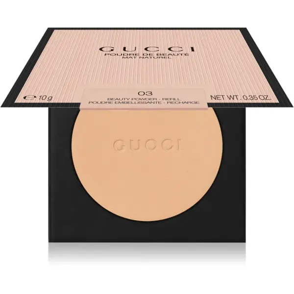 Gucci Gucci Beauty Poudre De Beauté Matte Powder matující pudr – náhradní náplň odstín 03 10 g