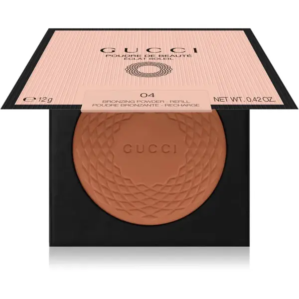 Gucci Gucci Beauty Poudre De Beauté Éclat Soleil Powder bronzer – náhradní náplň odstín 04 12 g