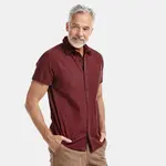 Bushman Pánska košeľa Imig tmavočervená XL