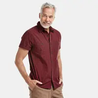 Bushman Pánska košeľa Imig tmavočervená XL