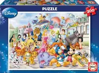 Průvod postaviček Disney - puzzle z kategorie Disney
