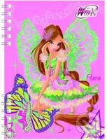 Winx Club Flora - zápisník A6