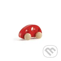 Drevené Auto červené