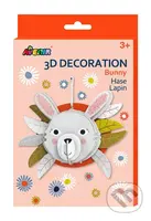 3D dekorace na zeď - Králík - puzzle z kategorie 3D puzzle